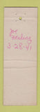 Matchbook Cover - Vincent Brass Copper Minneapolis MN WORN