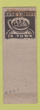 Matchbook Cover - Zeke's Coffee Shop Tracy MN WORN