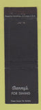 Matchbook Cover - Danny's Restaurant Beloit WI