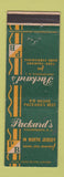 Matchbook Cover - Packard's Department Store? Hackensack NJ