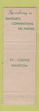 Matchbook Cover - Presidential Inn Conway NH