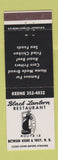 Matchbook Cover - Black Lantern Restaurant between Keene Troy NH