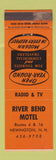 Matchbook Cover - River Bend Motel Newington NH WEAR