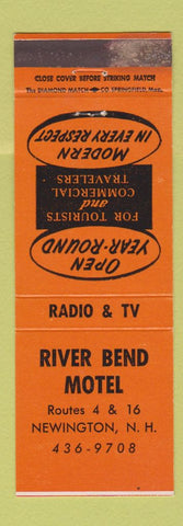 Matchbook Cover - River Bend Motel Newington NH WEAR