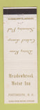 Matchbook Cover - Meadowbrook Motor Inn Portsmouth NH