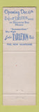 Matchbook Cover - Tarleton Miami FL Pike NH