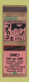 Matchbook Cover - Lionel's Cash and Carry Grocery Plymouth NH ADVANCE