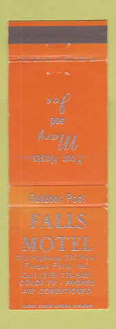 Matchbook Cover - Falls Motel Fergus Falls MN