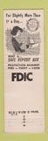 Matchbook Cover - First National Bank Walker MN