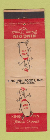 Matchbook Cover - King Pin Foods St Paul MN