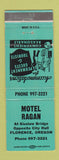 Matchbook Cover - Motel Ragan Florence OR