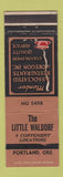 Matchbook Cover - Little Waldorf Restaurant Portland OR WEAR