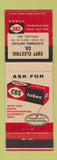 Matchbook Cover - CBS Radio Tubes Eoff Electric Portland OR