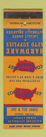 Matchbook Cover - Coast to Coast Hardware Eugene OR WEAR