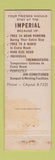 Matchbook Cover - Bottle n Cork Imperial Hotel Portland OR