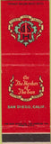 Matchbook Cover - Hotel San Diego CA