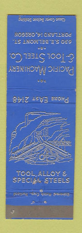 Matchbook Cover - Pacific Machinery Tool Steel Portland OR