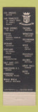 Matchbook Cover - Multnomah Hotel Portland OR Cafe Baron