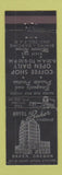 Matchbook Cover - Baker Hotel Baker OR
