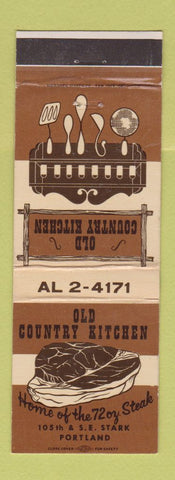 Matchbook Cover - Old Country Kitchen Portland OR