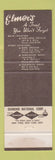 Matchbook Cover - Elmer's Pancake Steak House Portland OR WEAR