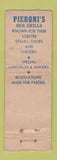 Matchbook Cover - Pieroni's Sea Grills Boston MA feature WEAR