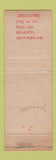 Matchbook Cover - Au Beauchamp French Restaurant Boston MA WEAR