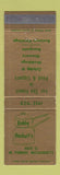 Matchbook Cover - Bobby Hackett's Restaurant North Pembroke MA WEAR