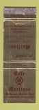 Matchbook Cover - Cafe Marliave Boston MA WORN