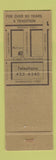 Matchbook Cover - Cafe Marliave Boston MA WORN