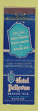 Matchbook Cover - Hotel Bellevue Boston MA Beacon Hill