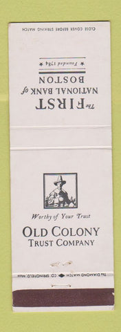 Matchbook Cover - First National Bank Boston MA