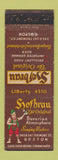 Matchbook Cover - Hofbrau Bavarian Restaurant Boston MA WORN