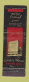Matchbook Cover - Parker House Hotel Boston MA
