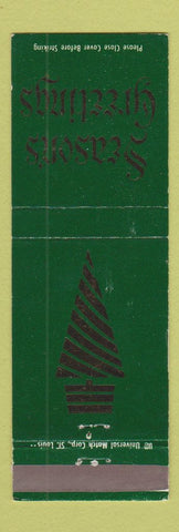 Matchbook Cover - Warmuth's Restaurant Christmas Boston MA
