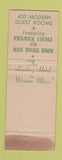 Matchbook Cover - Hotel Kimball Springfield MA WORN