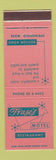 Matchbook Cover - Trase's Motel Restaurant Springfield MA