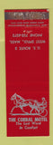 Matchbook Cover - Corral Motel West Springfield MA WORN