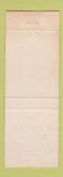 Matchbook Cover - Cozy Corner Motel Williamstown MA BLACK