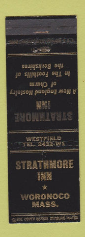 Matchbook Cover - Strathmore Inn Woronoco MA WEAR