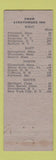 Matchbook Cover - Strathmore Inn Woronoco MA WEAR