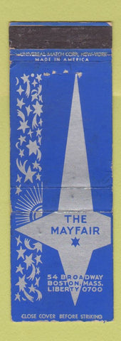 Matchbook Cover - The Mayfair Boston MA WEAR Full Length