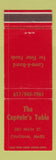 Matchbook Cover - Captain's Table Chatham MA