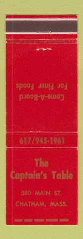 Matchbook Cover - Captain's Table Chatham MA