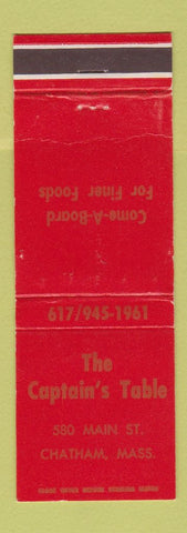 Matchbook Cover - Captain's Table Chatham MA