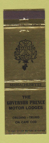 Matchbook Cover - Governor Prence Motor Lodges Orleans Truro MA
