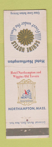 Matchbook Cover - Hotel Northampton Wiggins Old Tavern MA