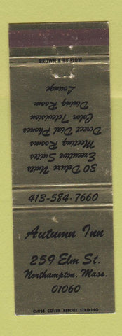 Matchbook Cover - Autumn Inn Northampton MA