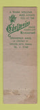 Matchbook Cover - Edelweiss Restaurant Swiss West Springfield MA WORN