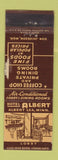 Matchbook Cover - Hotel Albert Lea MN POOR